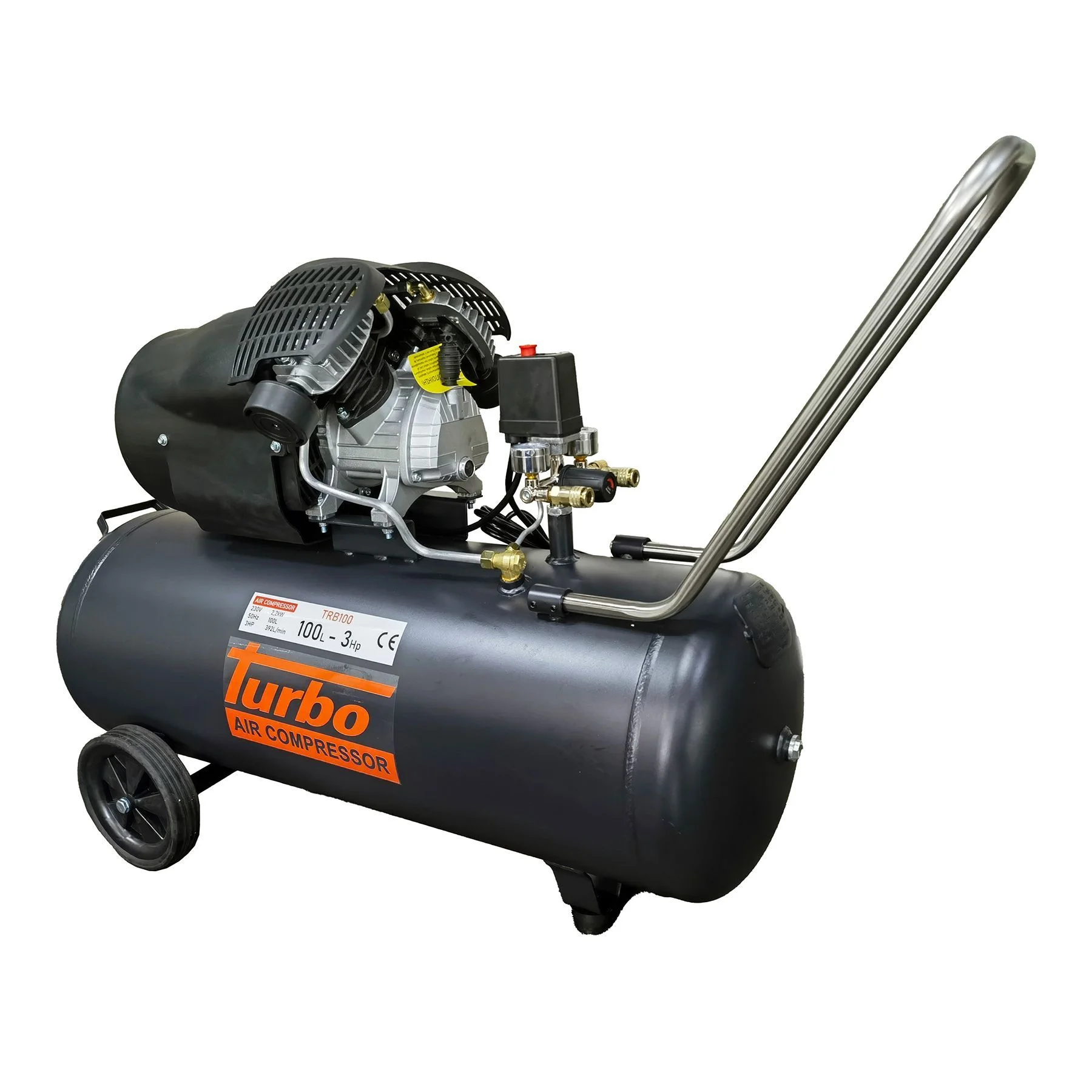 Φωτογραφία προϊόντος: Turbo Αεροσυμπιεστής 3 HP, 100lt TRB100