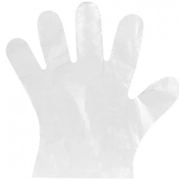 Φωτογραφία προϊόντος: One use plastic Gloves γάντια μίας χρήσης (1 Ζευγάρι) Large