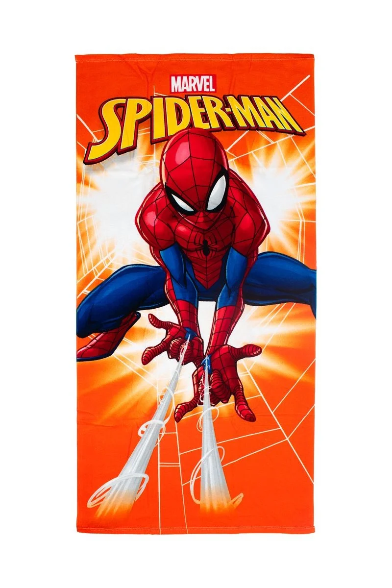 Φωτογραφία προϊόντος: Πετσέτα Θαλάσσης Quick Dry Marvel Spider-Man 532 70X140 Orange 100% Microfiber