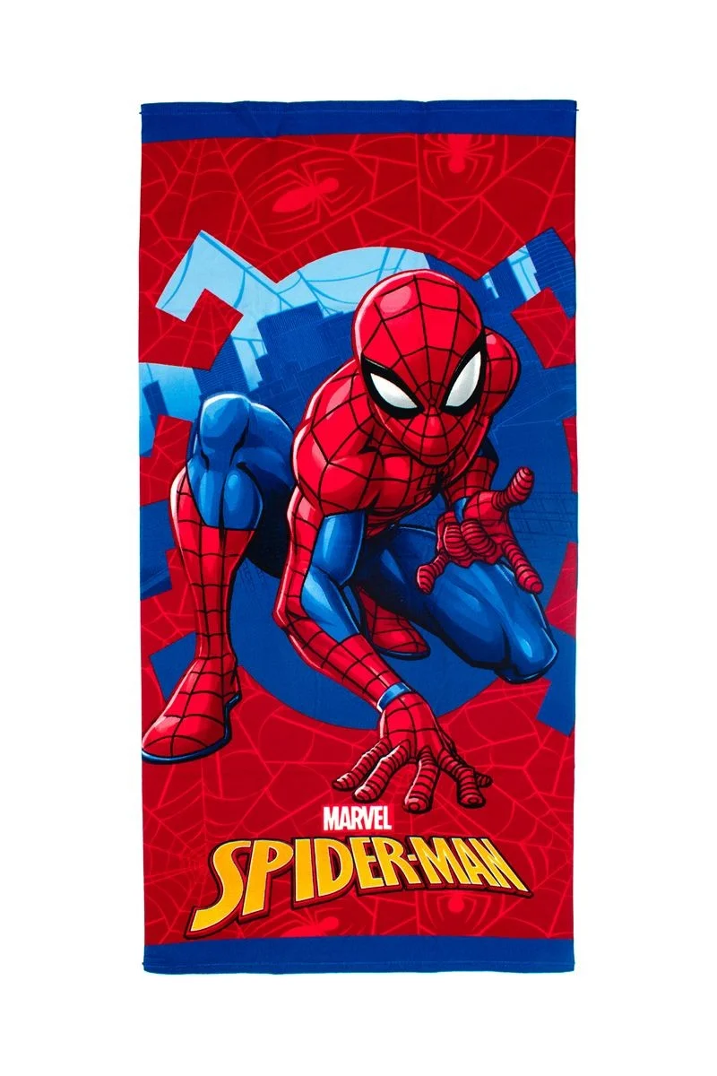 Φωτογραφία προϊόντος: Πετσέτα Θαλάσσης Quick Dry Marvel Spider-Man 531 70X140 Red 100% Microfiber