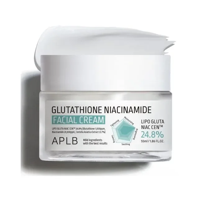 Φωτογραφία προϊόντος: APLB Glutathione Niacinamide Facial Cream κρέμα προσώπου με γλουταθειόνη και νιασιναμίδη 55ml