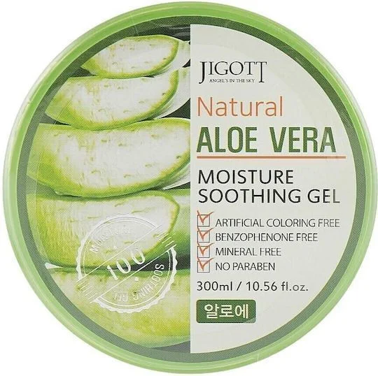 Φωτογραφία προϊόντος: Jigott Natural Aloe Vera Moisture Soothing Gel Σώματος 300ml