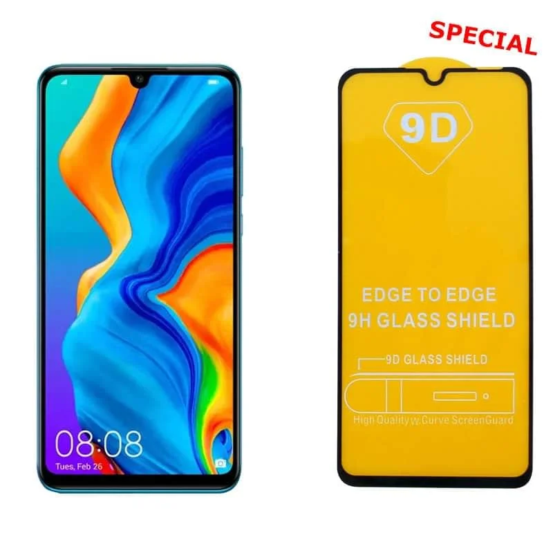 Φωτογραφία προϊόντος: Full Face Tempered Glass- Black (Huawei P30 Lite) Full-Glue