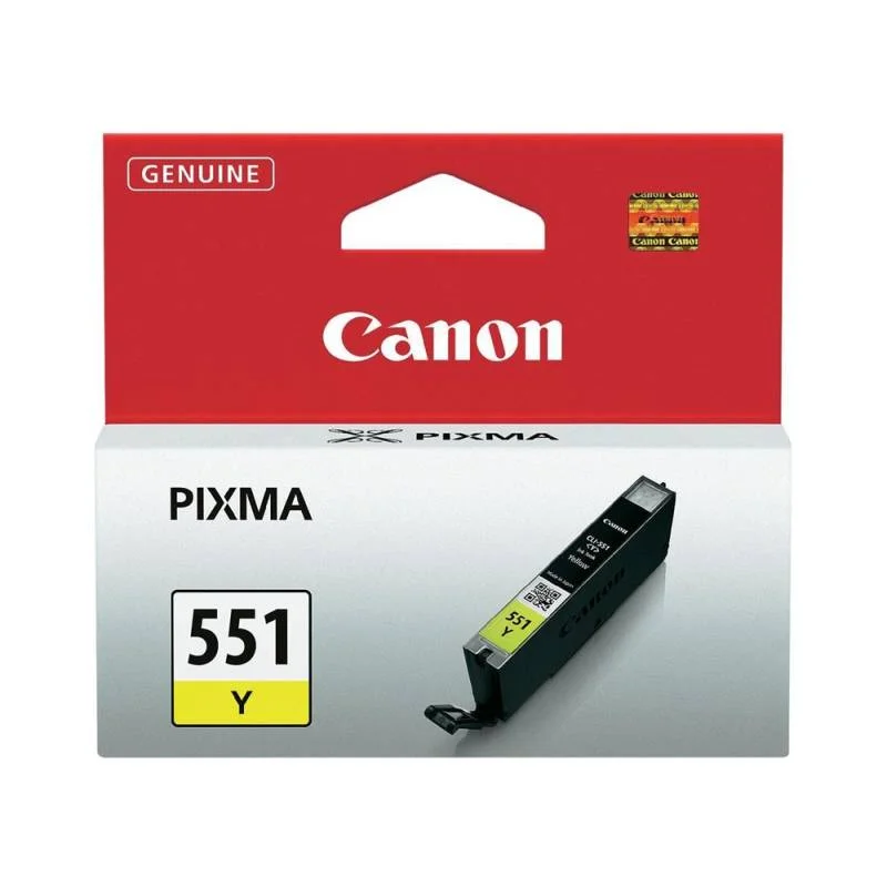 Φωτογραφία προϊόντος: Μελάνι CANON NO CLI-551 YELLOW 6511B001