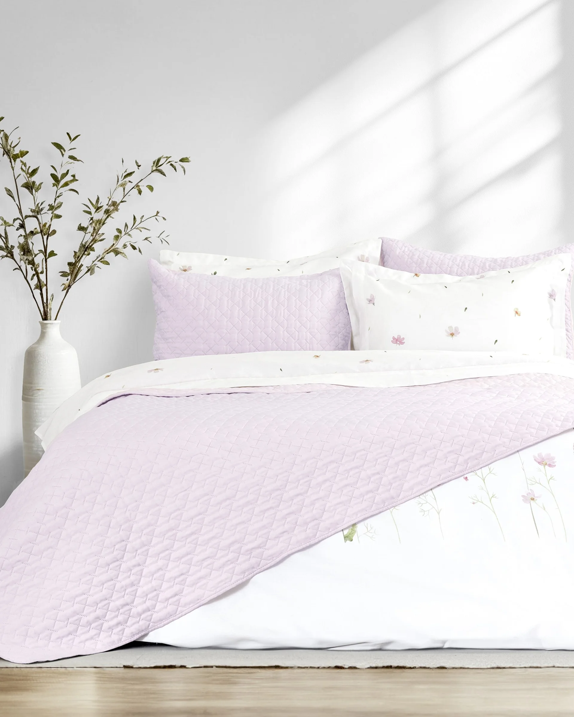 Φωτογραφία προϊόντος: Κουβερλί 240x260 King Size Nima Arden Lilac-Pink 100% Microfiber