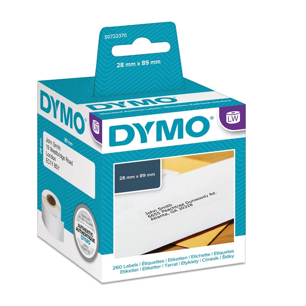 Φωτογραφία προϊόντος: DYMO 99010 LW STD ADDRESS LABEL 89x29 2R 712622 S0722370 5411313990103 Ετικετογράφοι DYMO