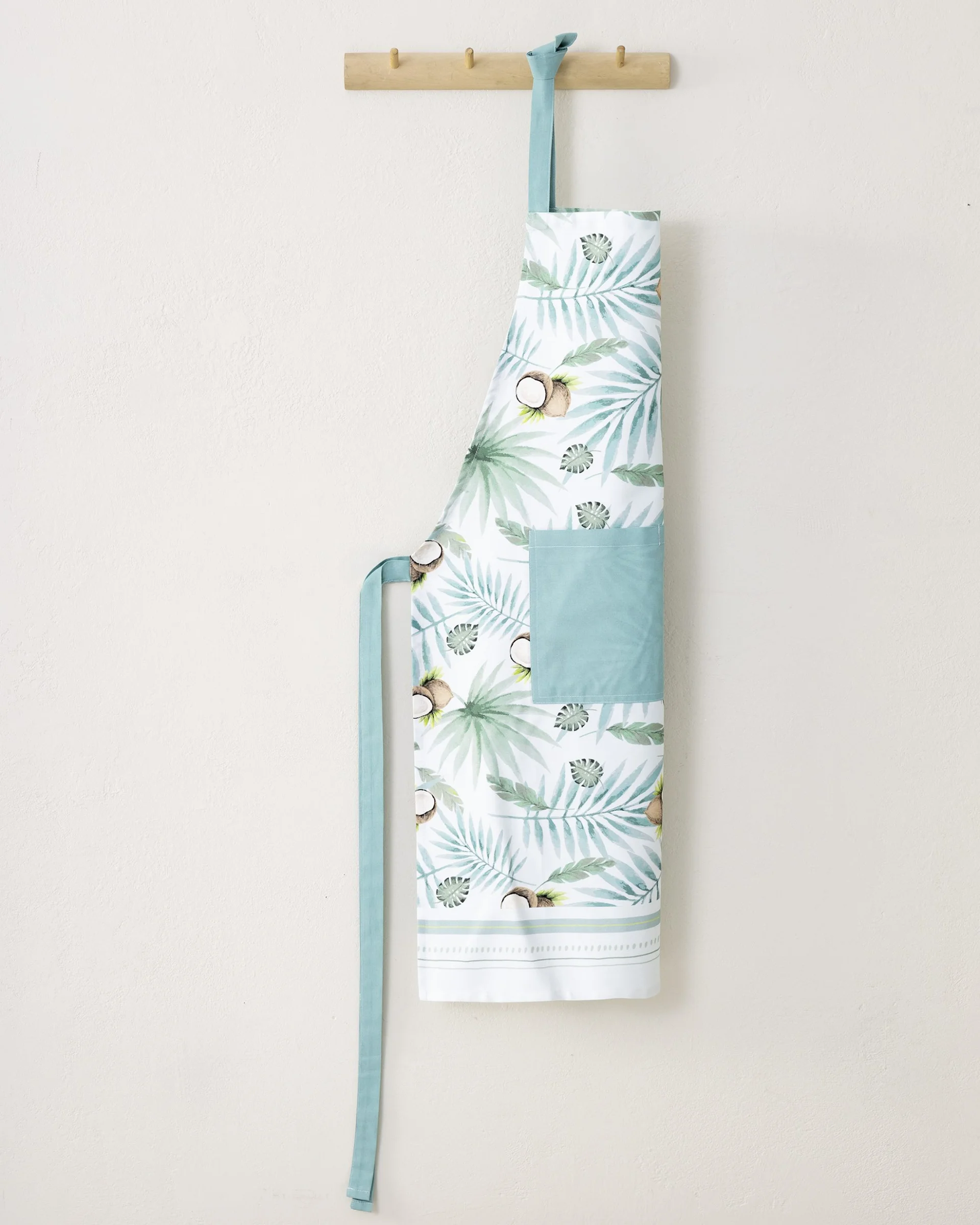 Φωτογραφία προϊόντος: Ποδιά Κουζίνας One Size Nima Coconut Veraman-White 100% βαμβακερό