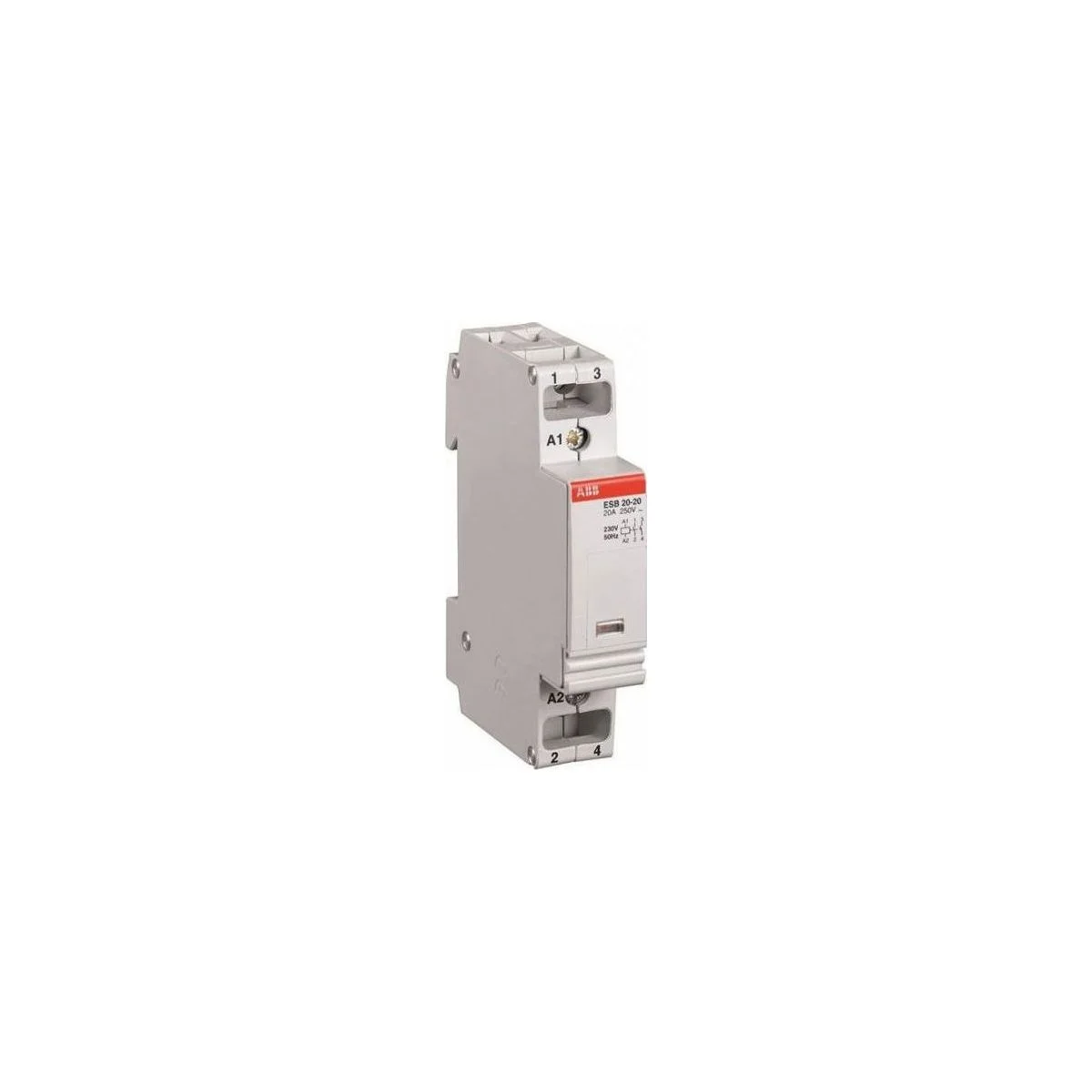 Φωτογραφία προϊόντος: Abb 20Α AC/DC 1ΝΟ+1NC ESB 20-11N Ρελέ Ράγας Ισχύος 20A Διπολικό με Τάση 230V 83108