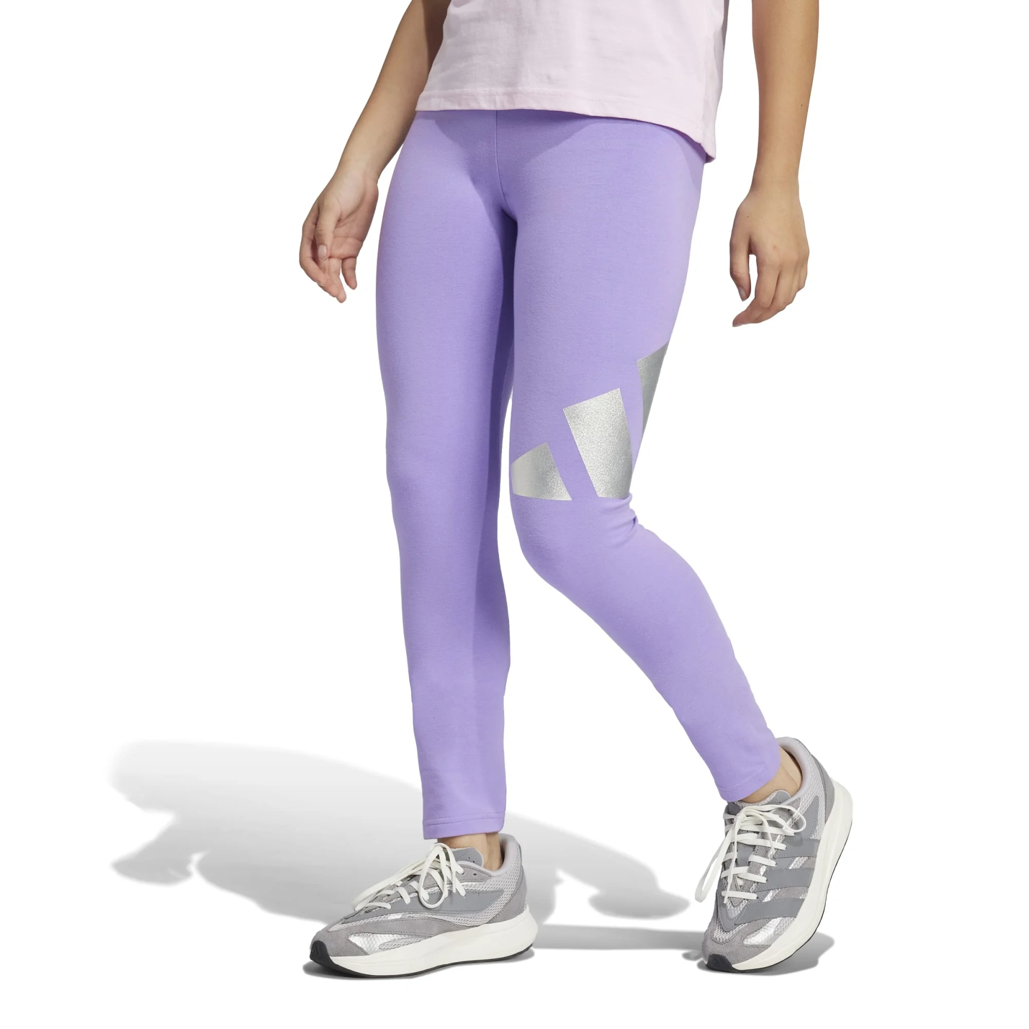 Φωτογραφία προϊόντος: Adidas Seasonal Essentials Glam Cotton Leggings Kids JI6272 Λιλά
