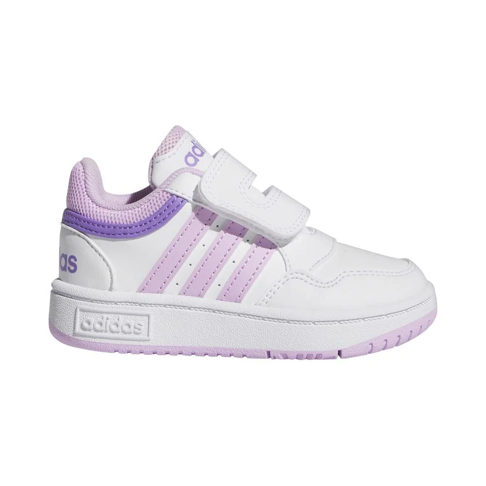 Φωτογραφία προϊόντος: Adidas Βρεφικά Sneakers Hoops 3.0 CF I Λευκό/Μώβ (IF7734)
