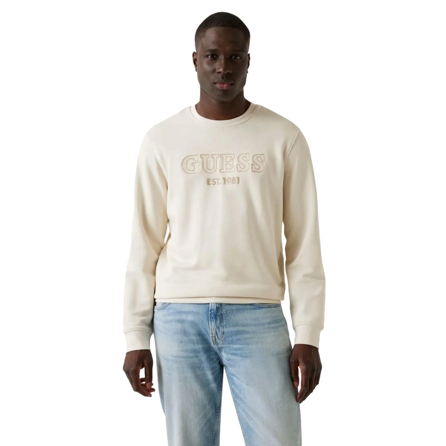Φωτογραφία προϊόντος: Sweatshirt GUESS beau μπέζ ανδρικό