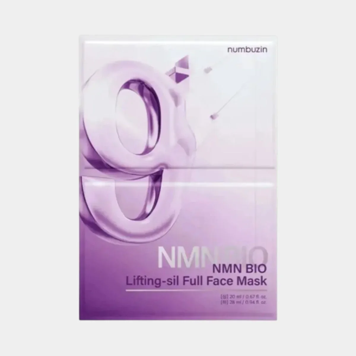 Φωτογραφία προϊόντος: No.9 NAD Bio Lifting-sil Full Face Mask 1pc - Numbuzin