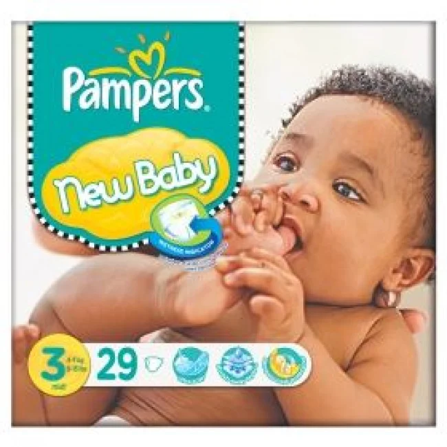 Φωτογραφία προϊόντος: PAMPERS NEW BABY MIDI No 3 (4-9 KG) 29 ΤΕΜ.