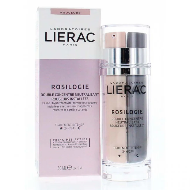 Φωτογραφία προϊόντος: Lierac Rosilogie Double Concentrate Persistent Redness Neutralizing, Διπλό Συμπύκνωμα Διόρθωσης της Ερυθρότητας 30ml