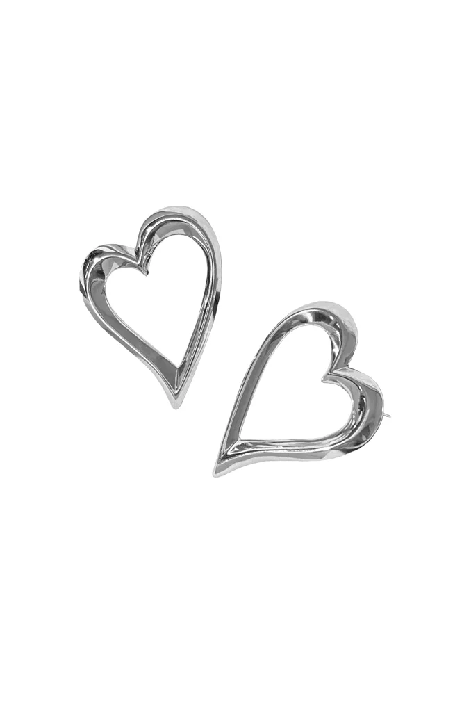 Φωτογραφία προϊόντος: Regalis Pinaks Silver Medium Steel Earrings(Ανοξείδωτο Ατσάλι)