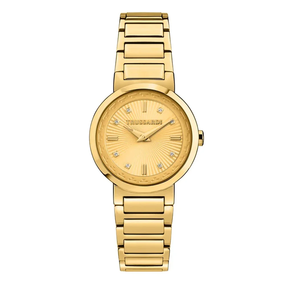 Φωτογραφία προϊόντος: TRUSSARDI T-Bridge Gold Stainless Steel Bracelet R2453171504