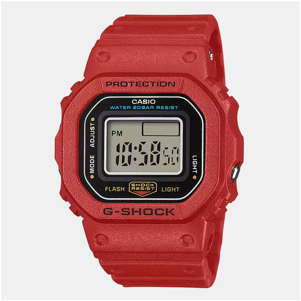 Φωτογραφία προϊόντος: CASIO G-SHOCK Red Rubber Strap Ring Watch DWN-5600-4E