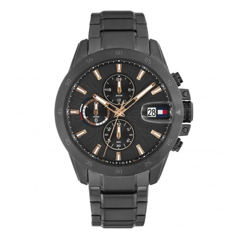 Φωτογραφία προϊόντος: TOMMY HILFIGER Jameson Chronograph Black Stainless Steel 1792218