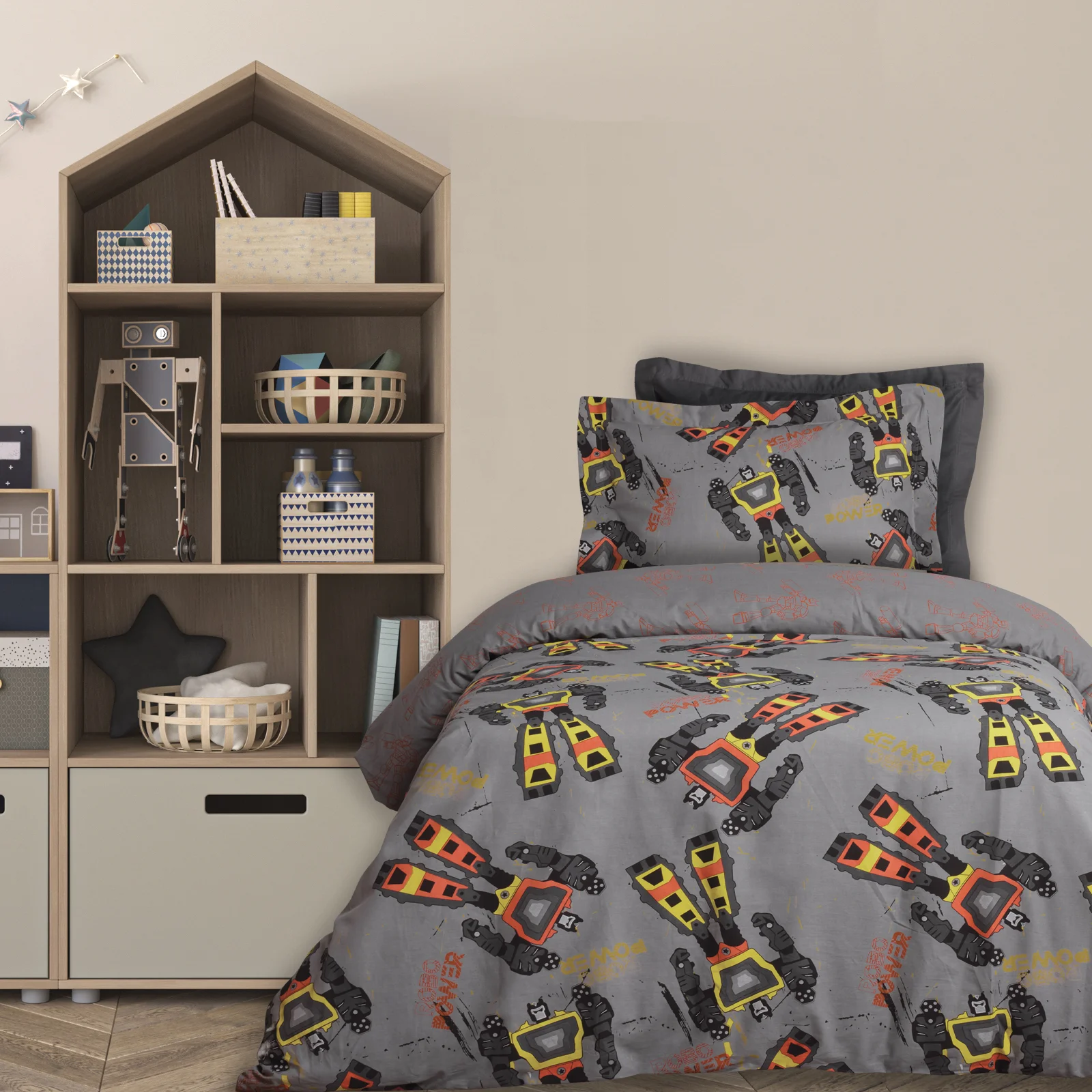 Φωτογραφία προϊόντος: Das home DAS KIDS ΣΕΤ ΠΑΠΛΩΜΑΤΟΘΗΚΗ ΜΟΝΗ 4974 GREY