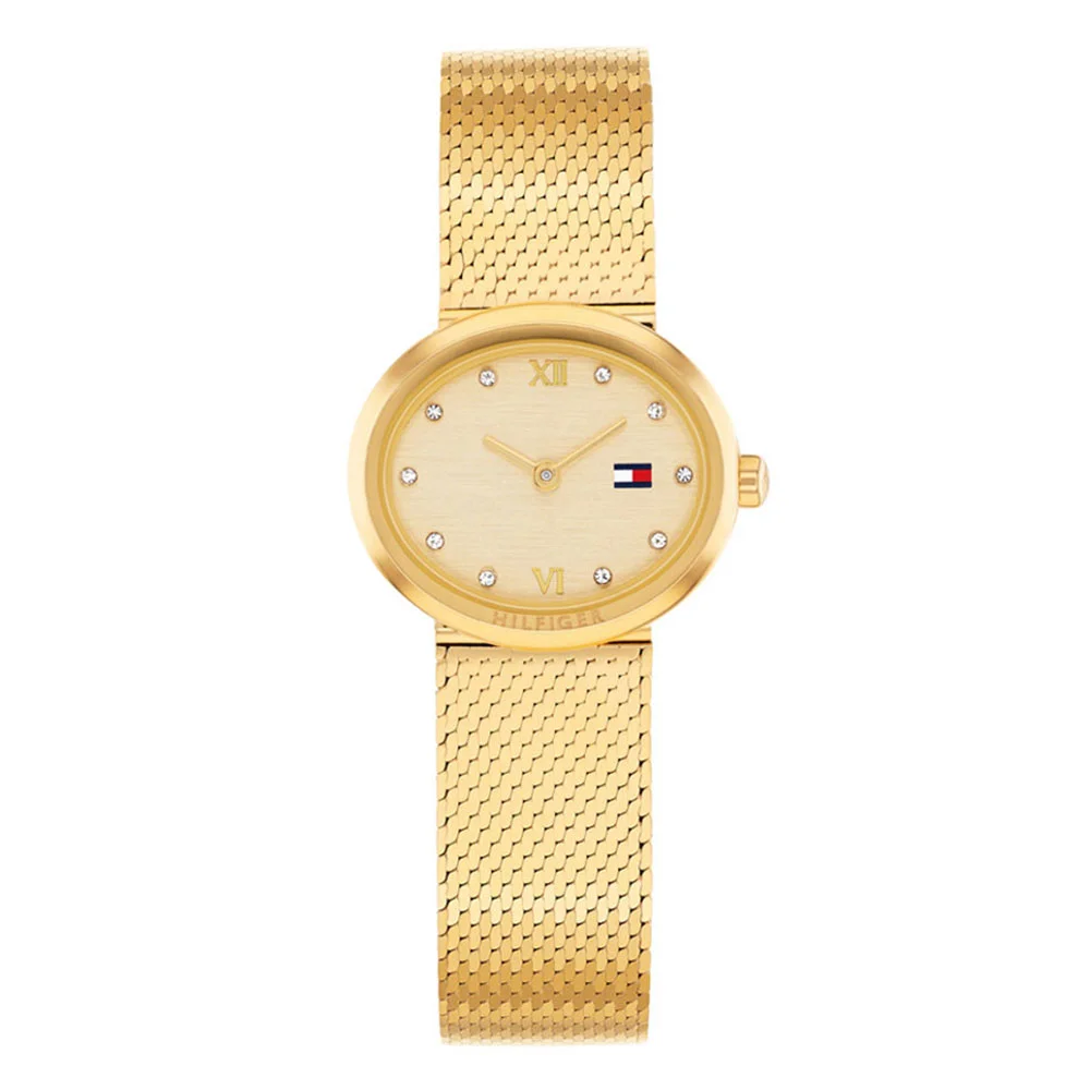 Φωτογραφία προϊόντος: TOMMY HILFIGER Moira Gold Stainless Steel Mesh Bracelet 1782847