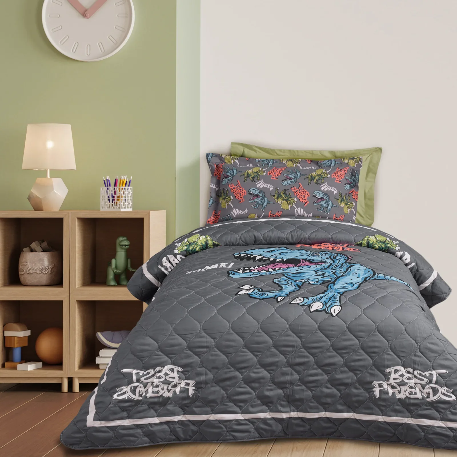 Φωτογραφία προϊόντος: Das home DAS KIDS ΚΟΥΒΕΡΛΙ ΜΟΝΟ 4931 CREAM, GREY