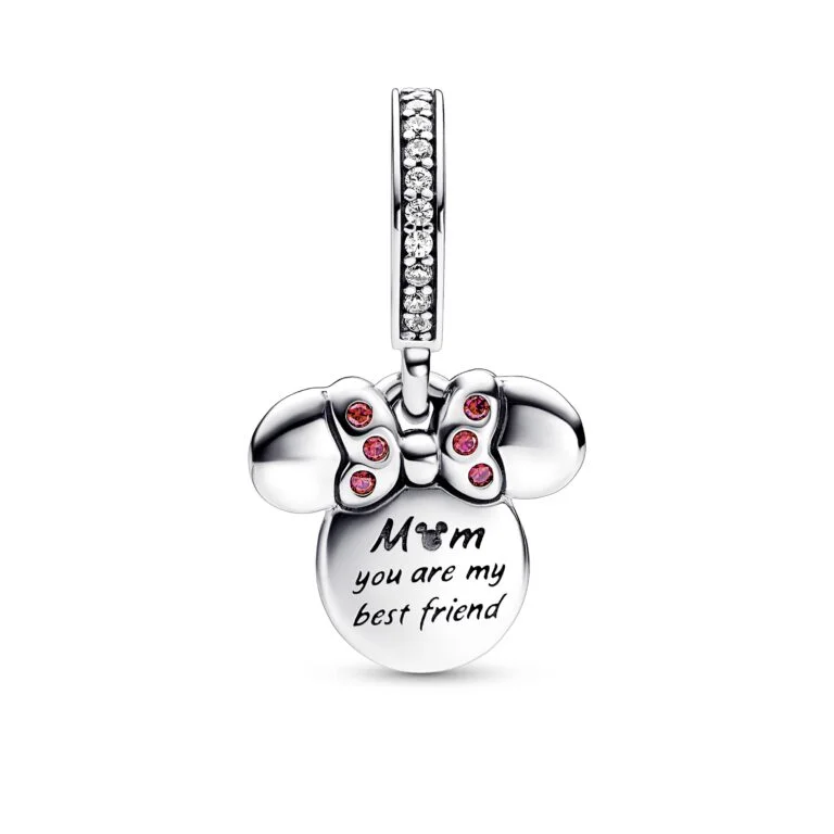Φωτογραφία προϊόντος: Pandora Κρεμαστό σύμβολο Disney Minnie Mouse «Mum you are my best friend» 782615C01