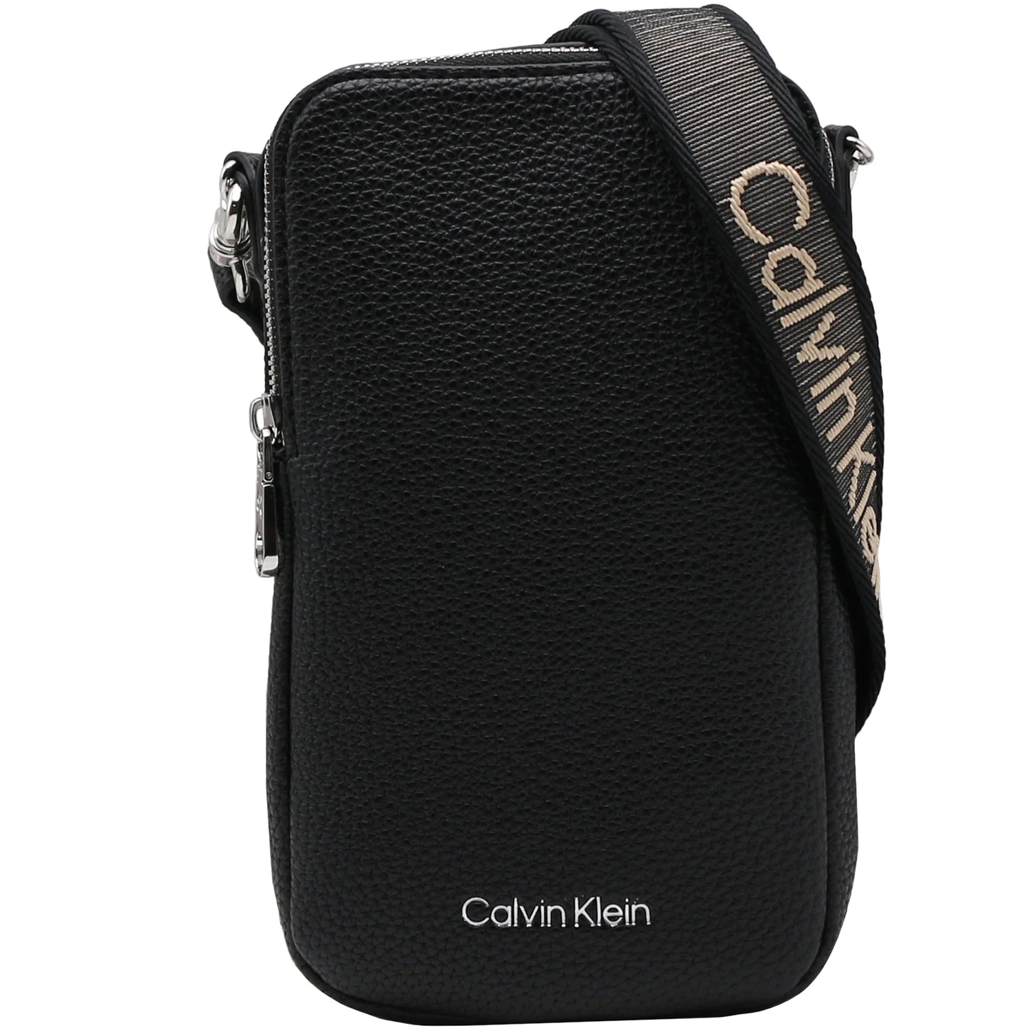 Φωτογραφία προϊόντος: CALVIN KLEIN LV04F1222G UB1 LOGO WEBBING PHONE CROSSBODY BLACK