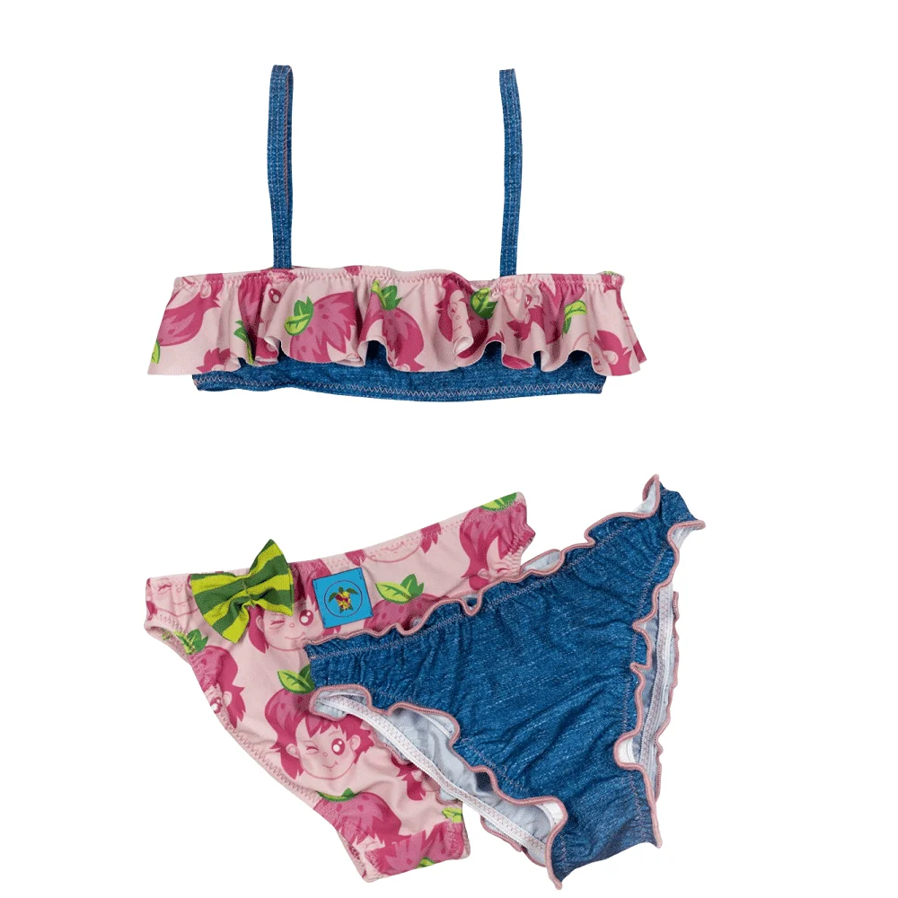 Φωτογραφία προϊόντος: Tortue Bikini Παιδικό Μαγιό Μπλε/ Ροζ Floral