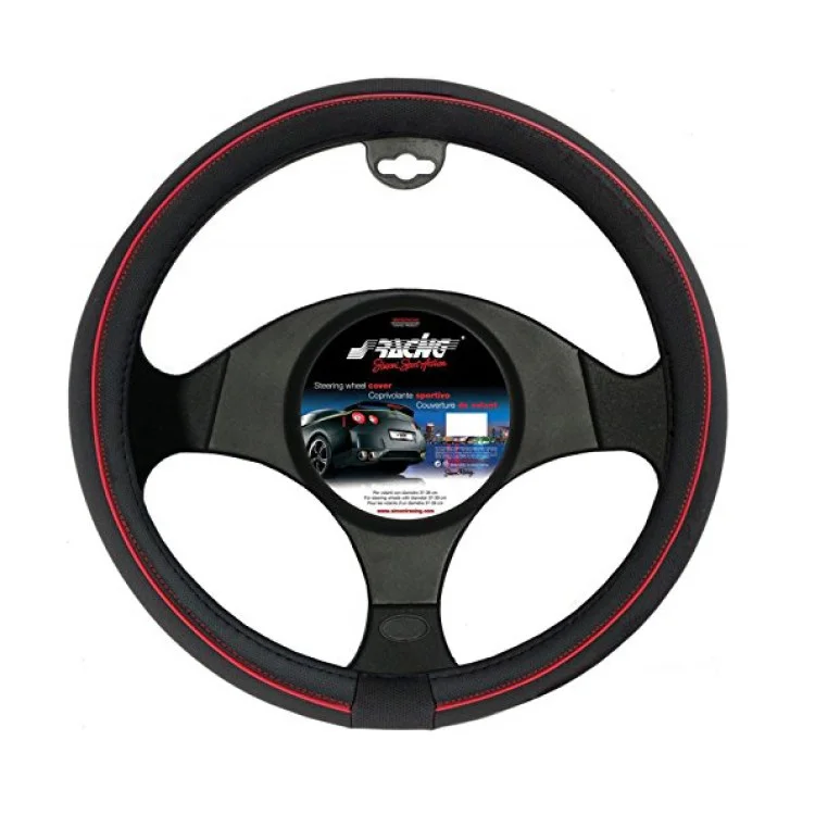 Φωτογραφία προϊόντος: Simoni Racing ΚΑΛΥΜΜΑ ΤΙΜΟΝΙΟΥ SPEED ΜΑΥΡΟ ΜΕ ΚΟΚΚΙΝΗ ΡΙΓΑ 37-39cm SRCVT/40