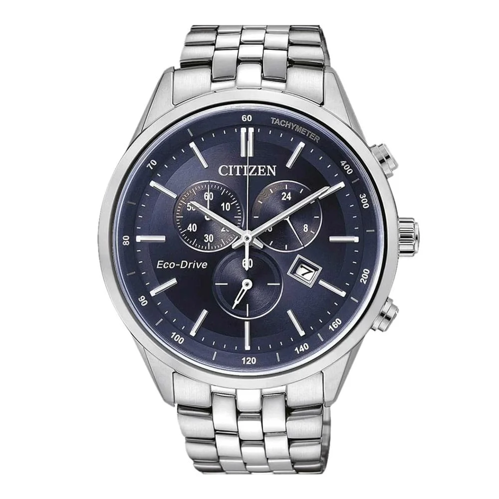 Φωτογραφία προϊόντος: CITIZEN Eco Drive Stainless Steel Chronograph AT2141-52L