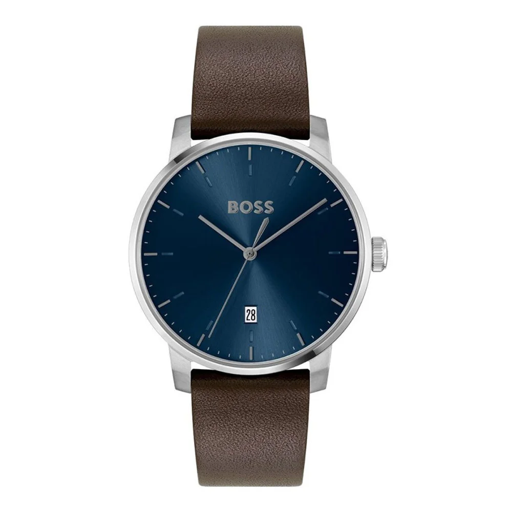 Φωτογραφία προϊόντος: BOSS Dean Blue Dial Leather Strap 1514160
