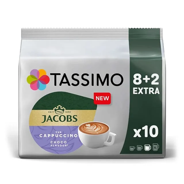 Φωτογραφία προϊόντος: Tassimo Cappuccino Choco 8+2 τμχ