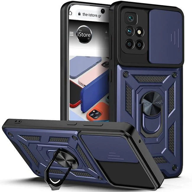 Φωτογραφία προϊόντος: Combo Kickstand Slide Camera Case Blue Xiaomi Redmi 10