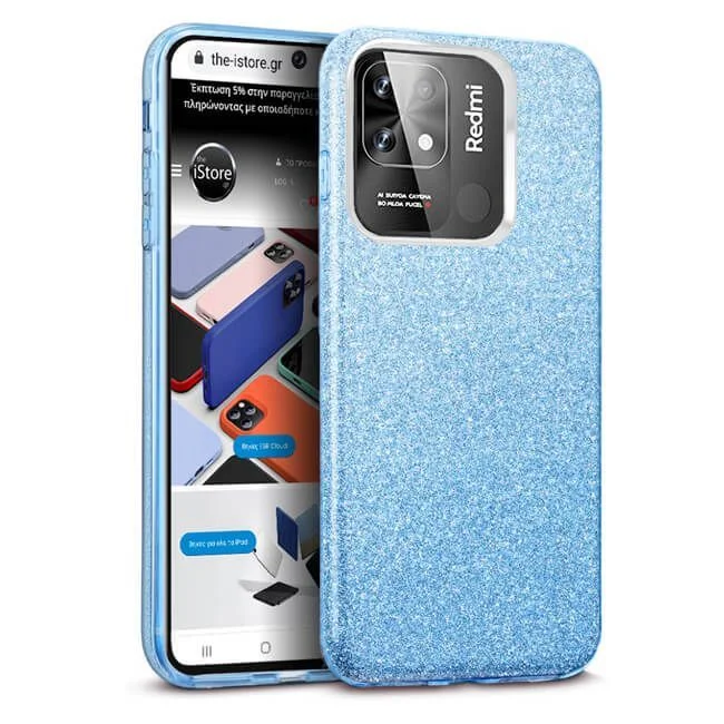 Φωτογραφία προϊόντος: Hybrid Strass Blue Case for Xiaomi Redmi 10C