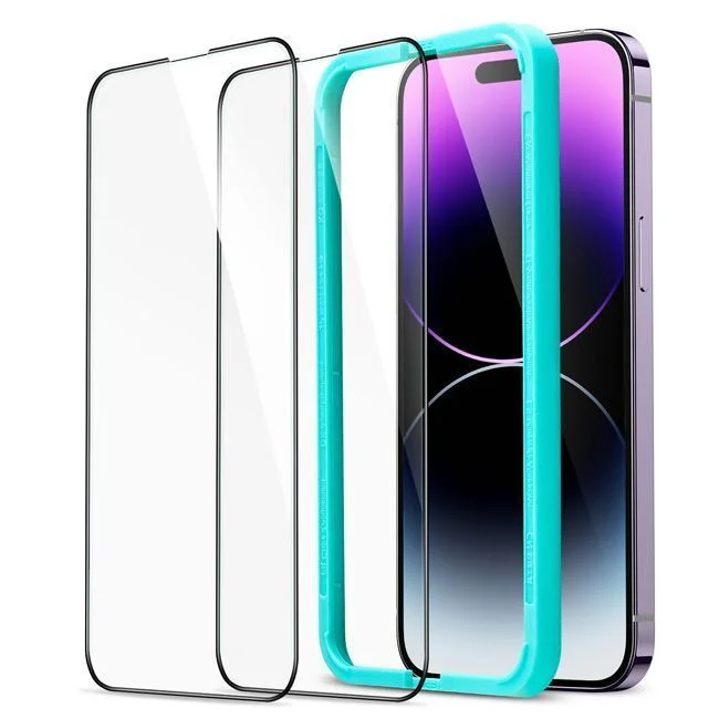 Φωτογραφία προϊόντος: ESR Armorite™ Ultra-Tough Tempered Glass iPhone 14 Pro Max (2-Pack With Easy Installation Frame)