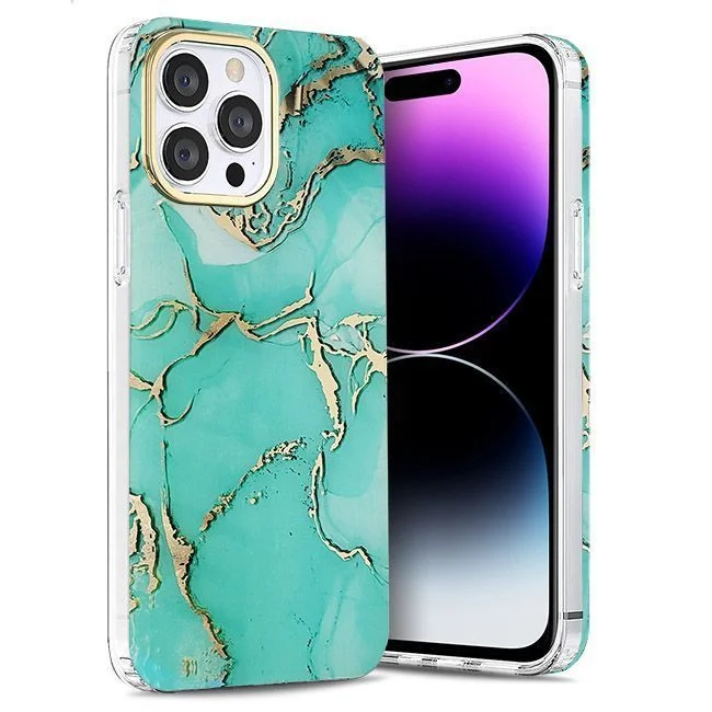 Φωτογραφία προϊόντος: Orso Marble Silicone Case Verde iPhone 14 Pro Max