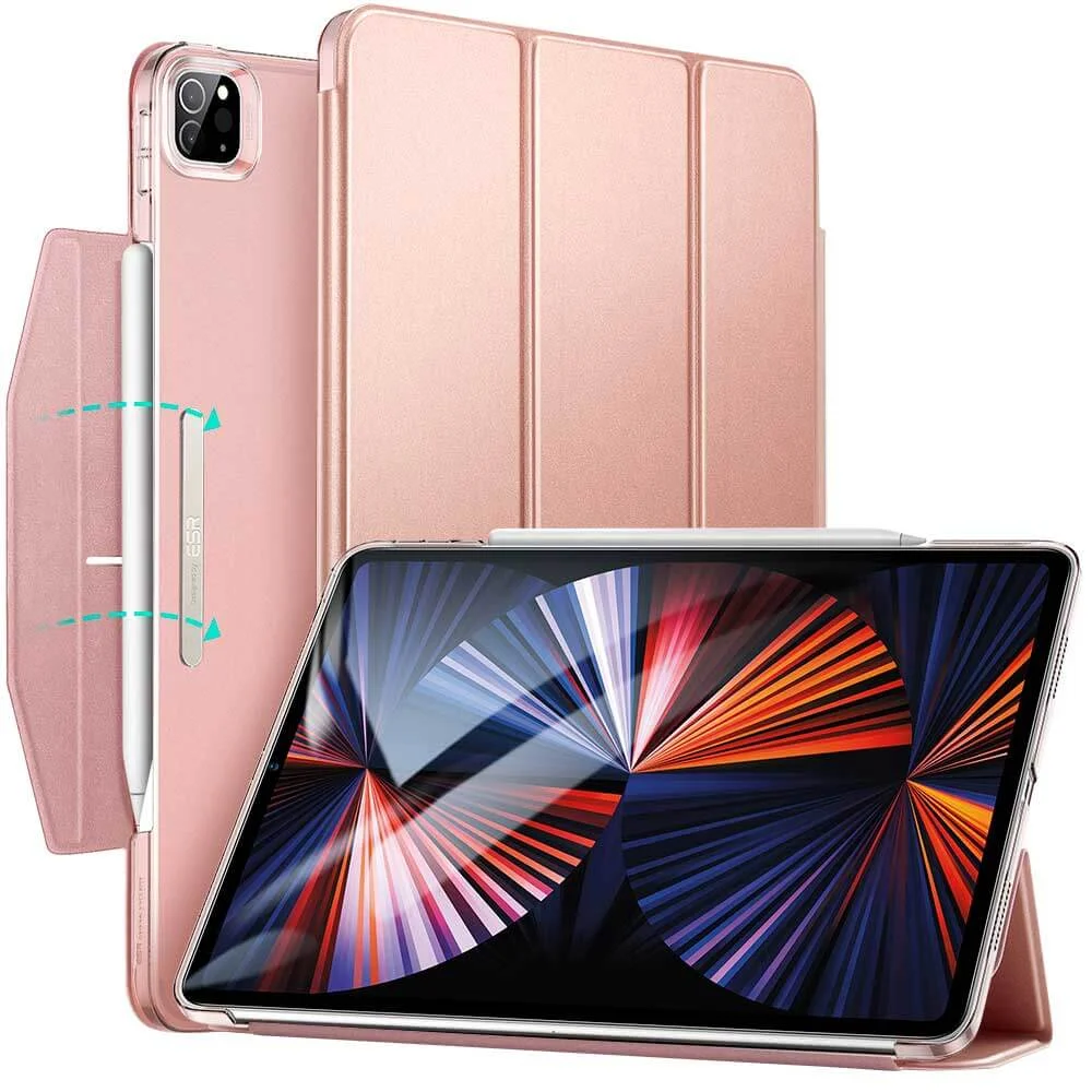 Φωτογραφία προϊόντος: ESR Yippee Trifold with Clasp Rose Gold iPad Pro 12,9 2021/2022