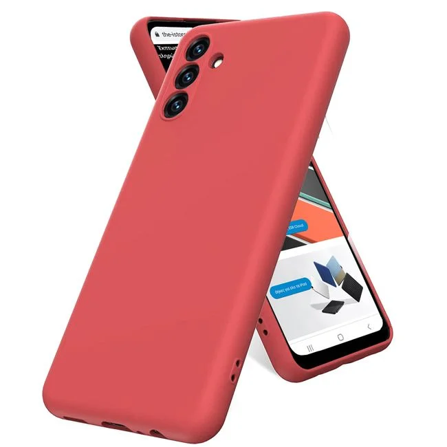 Φωτογραφία προϊόντος: Rubber Silk Case Tomato Red Samsung Galaxy S21 FE 5G