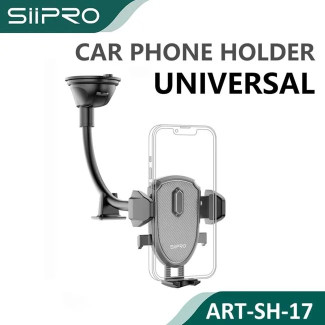 Φωτογραφία προϊόντος: Siipro Car Windscreen Phone Holder Black (SH-17)