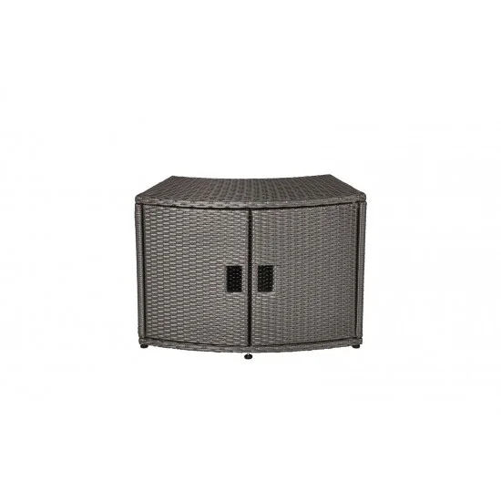 Φωτογραφία προϊόντος: MSpa Wicker Cabinet Storage Unit - for round Spa