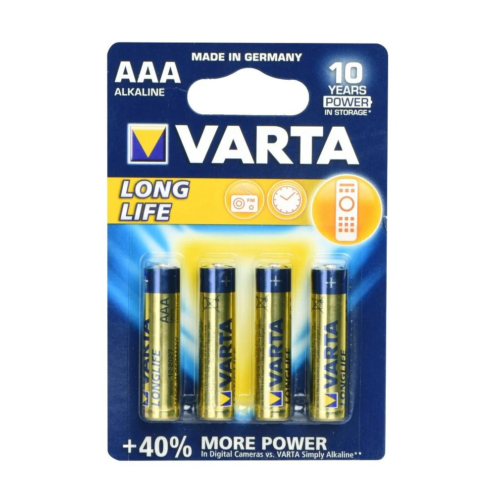 Φωτογραφία προϊόντος: Batery Varta R6 (AAA) 4szt. Longlife