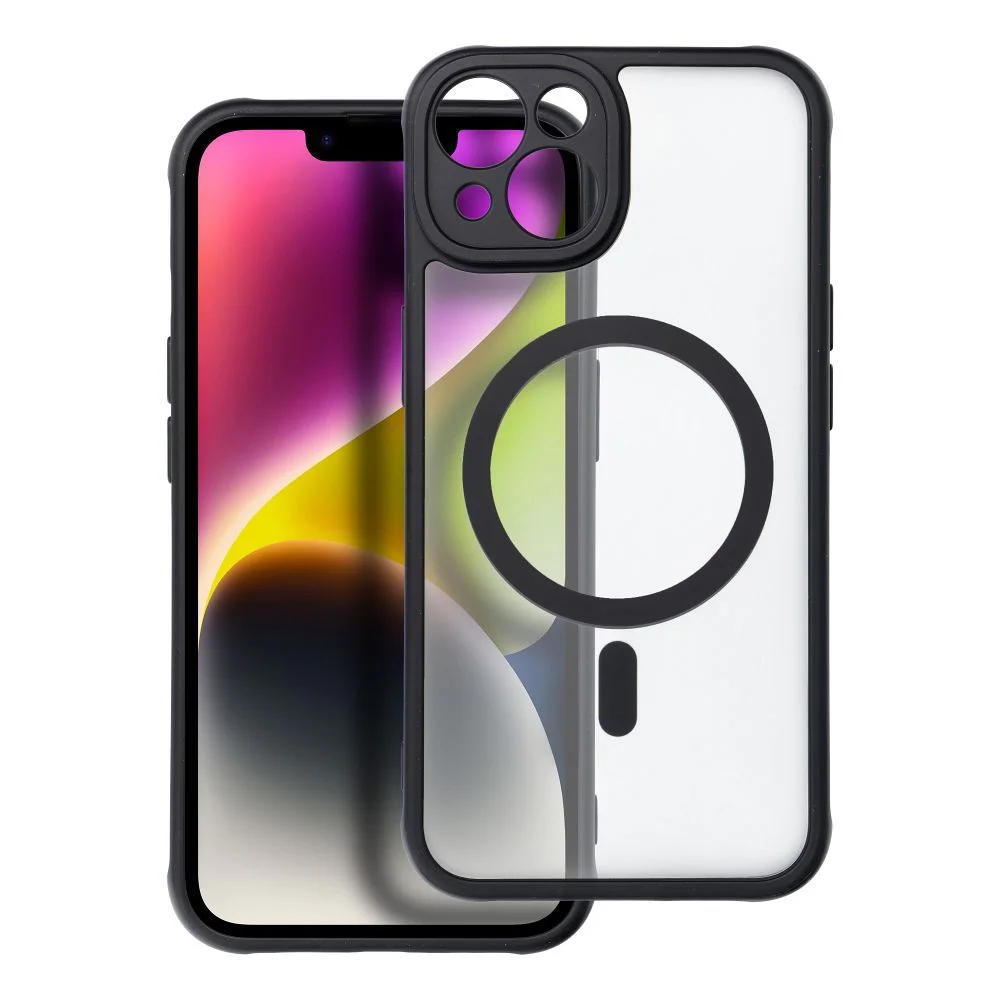 Φωτογραφία προϊόντος: . Full Matte Mag Cover case compatible with MagSafe for IPHONE 14 black