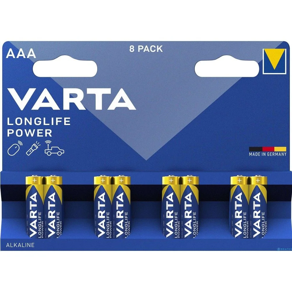 Φωτογραφία προϊόντος: . VARTA alkaline battery R3 (AAA) Longlife Power 8 pcs