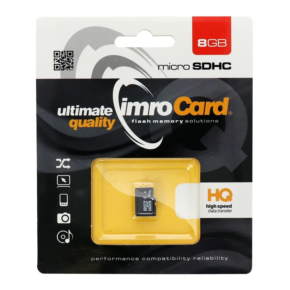 Φωτογραφία προϊόντος: . Memory card Imro microSD 8GB without adapter