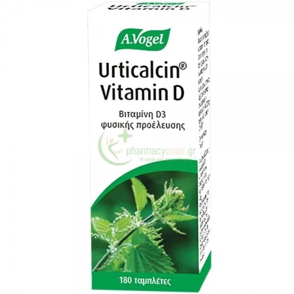 Φωτογραφία προϊόντος: A.VOGEL - Urticalcin Vitamine D tabs 180s