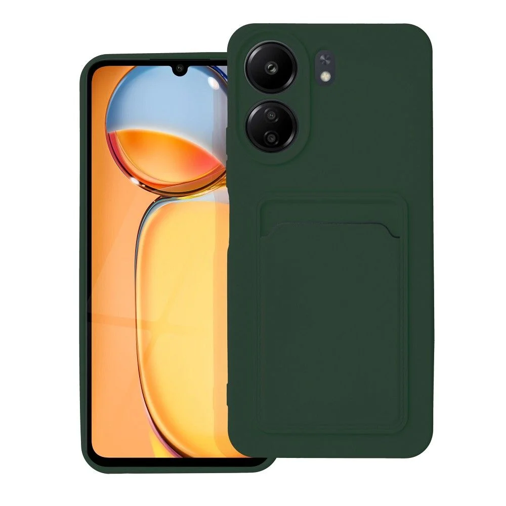 Φωτογραφία προϊόντος: . CARD Case for XIAOMI Redmi 13C green