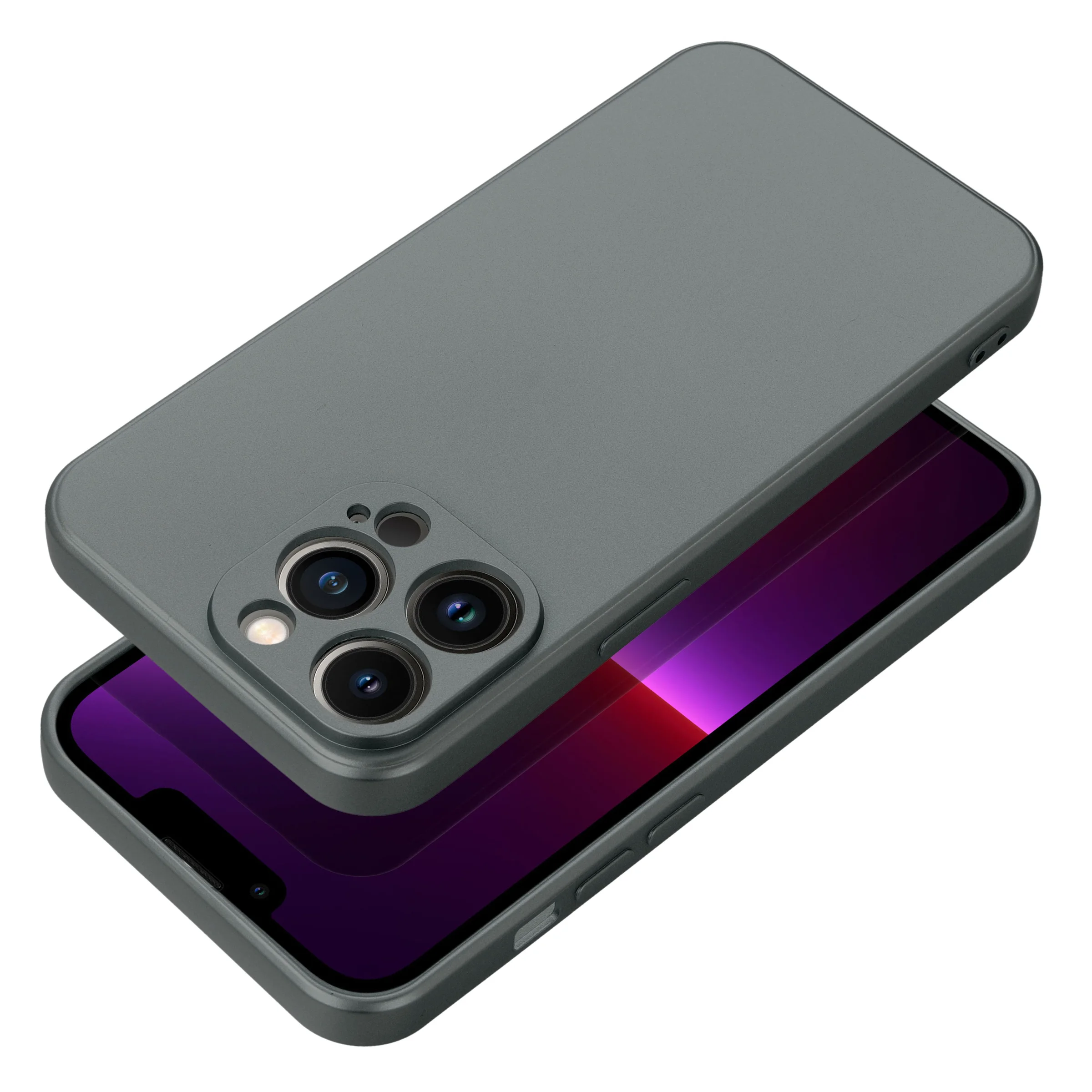 Φωτογραφία προϊόντος: . METALLIC Case for IPHONE 16 Pro Max grey