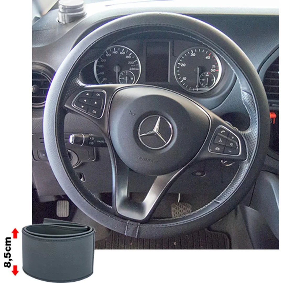 Φωτογραφία προϊόντος: Simoni Racing ΚΑΛΥΜΜΑ ΤΙΜΟΝΙΟΥ SOFT SKIN LARGE ΜΑΥΡΟ ΟΙΚΟΛΟΓΙΚΟ ΔΕΡΜΑ ΤΡΥΠΗΤΟ ΜΕ ΦΑΡΔΟΣ 8,5cm 39>41cm SIMONI RACING - 1 ΤΕΜ. SRCVT/56L