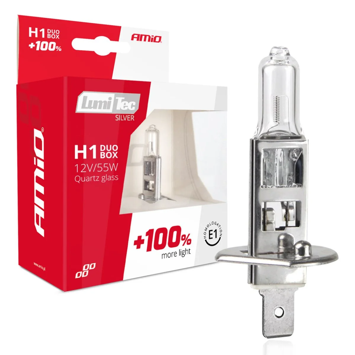 Φωτογραφία προϊόντος: AMIO H1 12V 55W P14,5s LUMITEC SILVER ΑΛΟΓΟΝΟΥ +100% UP TO 25m ΑΜΙΟ- 2 ΤΕΜ. 01401/AM