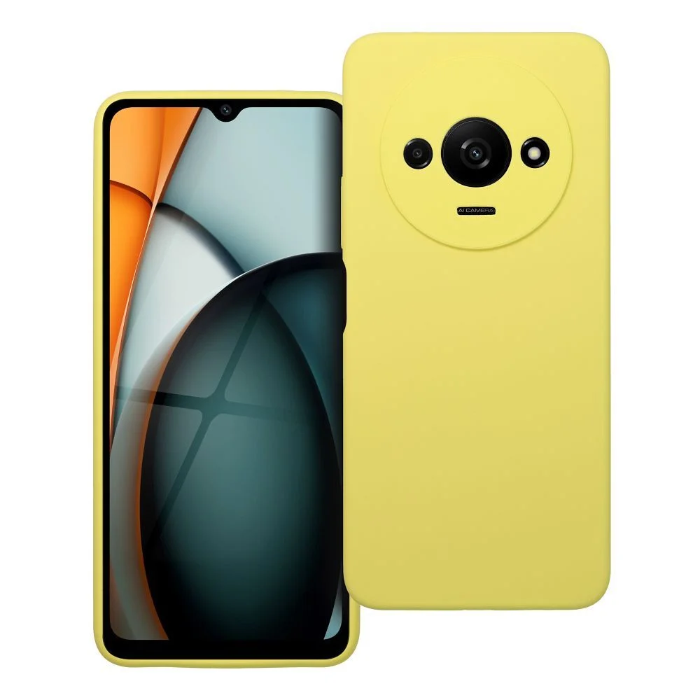 Φωτογραφία προϊόντος: . Case SILICONE 2mm for XIAOMI REDMI A3 4G lemon